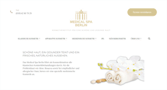 Desktop Screenshot of medicalspa-berlin.de